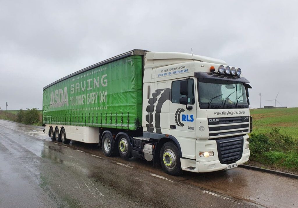 Riley Logistic Services Lorry with Asda Trailer